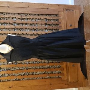 Charter Club Black Cotton sleeveless dress